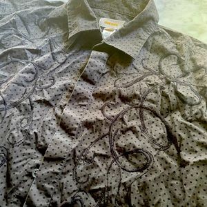 Diesel shirt polka dot pattern with stitch detail